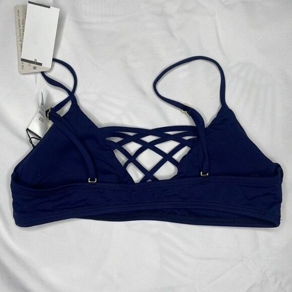 L*Space Womens Size Medium Sensual Solid Jaime Bikini Top - Picture 6 of 8